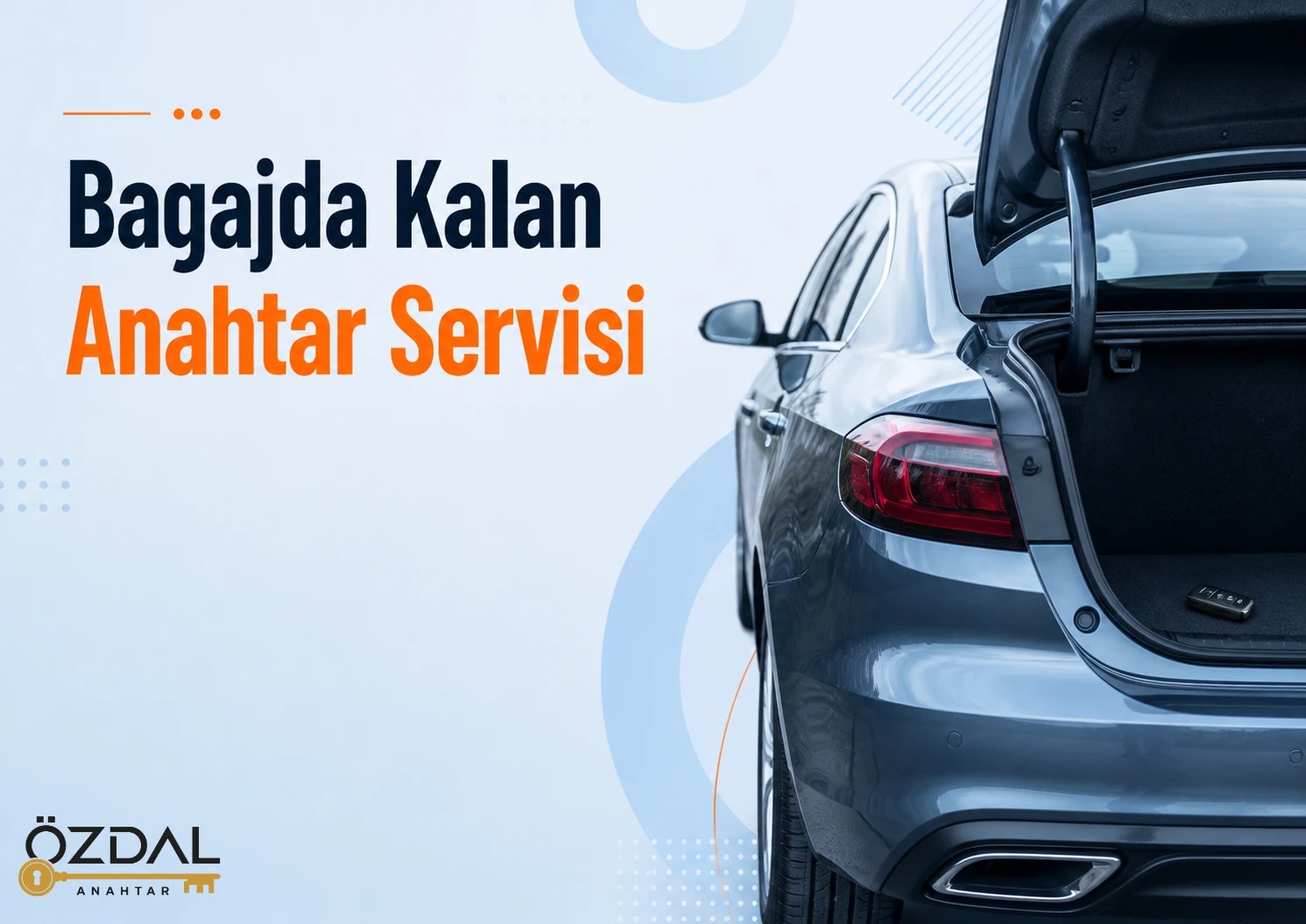 Bagajda Kalan Anahtar Servisi