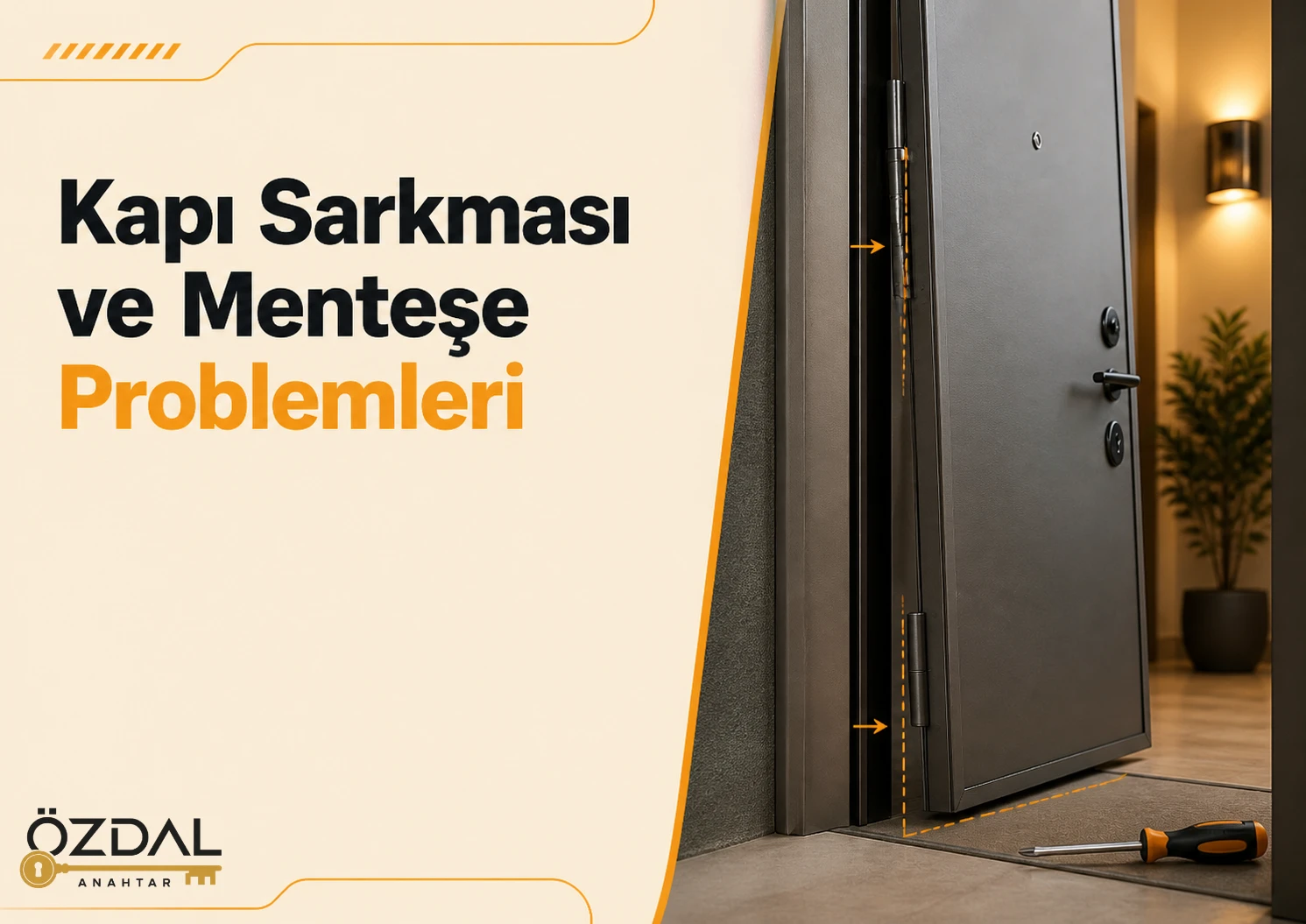 Kapı Sarkması ve Menteşe Problemleri - Ortaca Çilingir