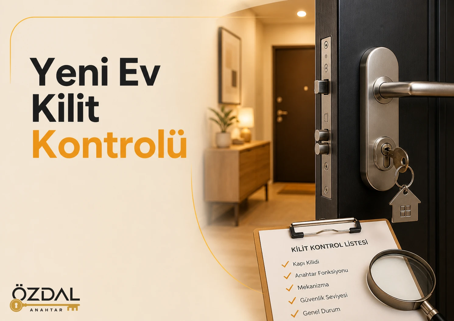 Yeni Ev Kilit Kontrolü - Ortaca Çilingir